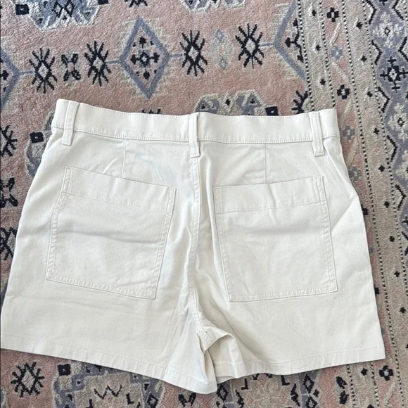 J. Crew Factory Cream High Waist Shorts 30 NWT - Picture 4 of 4